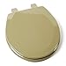 Deluxe Avocado Green Wood Round Toilet Seat