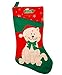 16 1/2 Inch Felt Christmas House Family Pet Christmas Stocking (Cat)