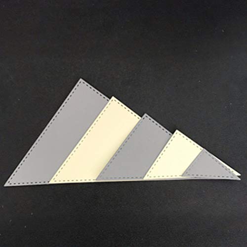 Metal Cutting Dies Stencil Template Mould for DIY Scrapbook Album Paper Card Decorative Craft Embossing Die Cuts (Triangle)