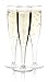 Party Essentials - CHAMPBOX-6 Hard Plastic 1-Piece Champagne Flute, 5-Ounce Capacity, Clear (Case of 60)
