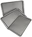 Amazon Basics 3-Piece Nonstick Baking Sheet Set