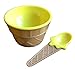 BonBon Vibrant Colors Ice Cream Dessert Bowls and Spoons (6)