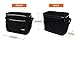 opux Insulated Lunch Box Men Women, Lunch Bag for Work School, Leakproof Soft Cooler Tote Adult, Large Lunch Pail Kids Boys Girls, Picnic Beach Food Bag with Shoulder Strap, Black