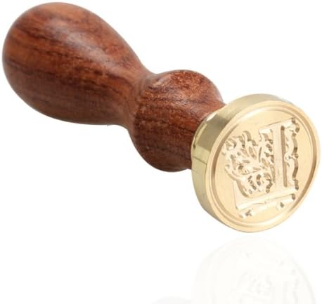 Sealing Wax Classic Initial Wax Seal Stamp Alphabet Letter L Retro Wood