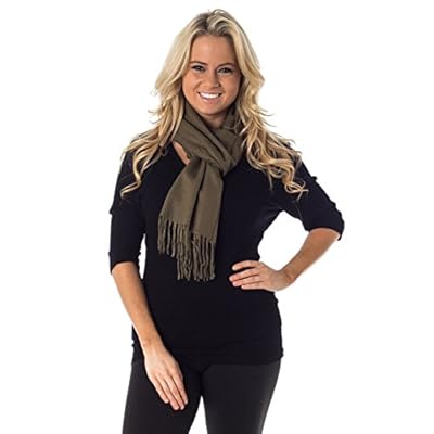 Alki'i Solid Color Womens Premium Scarf Alki'i Solid Color Womens Premium Scarf
