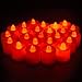 Flameless LED Tealight Candles Unscented LED Candles, Battery Power Flameless Candles 24 Packs, Smoke-free, Wind-proof, Best Decoration for Tables, Rooms