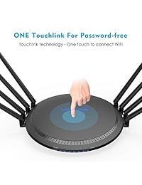 WAVLINK 3000Mbps Smart WiFi Router High Speed WiFi Range Extender 5GHz Gigabit Dual Band Wireless Internet Router for Home-(533A8)