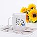 Homlouue White Mugs with Printing Words SHUH DUH FUH CUP Coffee Mugs for Festival Brithday Present or Daily Use