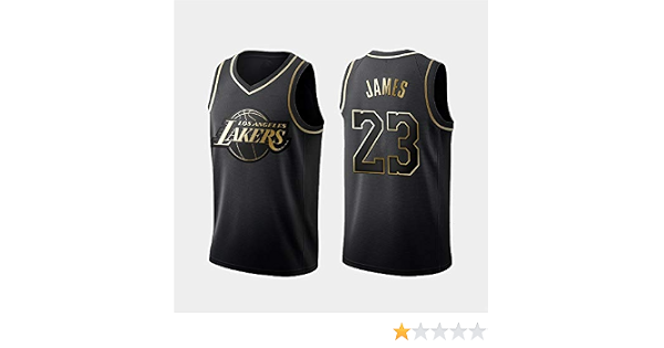 gold lebron james lakers jersey 