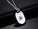 Personalized Medical Alert Necklace | Customized Stainless Steel Emergency Medical ID Dog Tag Pendant Necklace For Mens,Allergy Alert Identification Necklace, 24