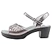 Alegria Reese Women Peep-Toe Leather Bronze Slingback Sandal