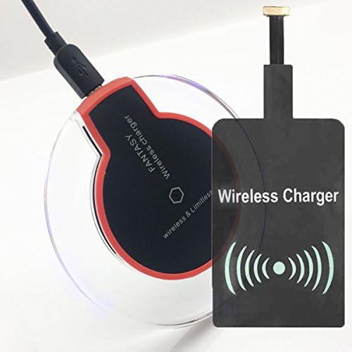 AOSANG Fantasy Wireless Charger Plus Android Universal Wireless Charger Receiver for SAMSUNG HTC LG SONY HUAWEI XIAOMI etc and all QI-Enabled Device (With Android Receiver)