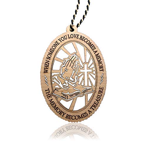 Jolette Designs Sympathy Gift - Beautiful Sympathy Ornament – USA Made Condolence Gift for Father, Mother, Friends - Thoughtful Memorial Ornaments for Loss of Loved One, Comfort, Encouragement