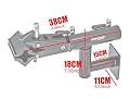Venzo Bike Bicycle Wall Mount Repair Rack Stand