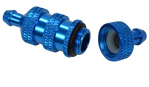 Apex RC Products Blue Aluminum Nitro Fuel Filter - 2 PACK #8054