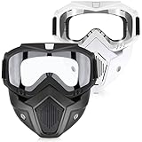 YScare 2 Pack Tactical Mask Compatible with Nerf