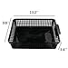 Begale 6-Pack Desktop Storage Basket for Office Supplies, File, Letter and Document Organizer, Black