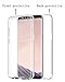 Galaxy S8 Plus Case,PHEZEN Scratch Proof 360 Front and Back Full Body Protection Transparent Flexible TPU Bumper Case Anti-Scratch Protective Case for Samsung Galaxy S8 Plus, Transparent