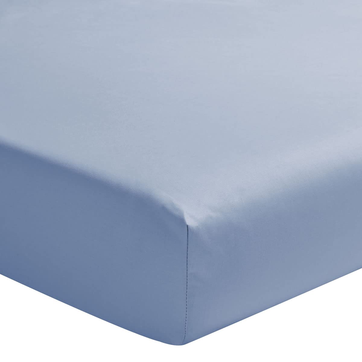 Essix Plain Cotton Percale Fitted Sheet 160 x 200 cm