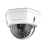 Amcrest 1080P Outdoor PoE Camera Vandal Dome, 2MP Security IP Camera - Night Vision, IP67 Weatherproof, 2Megapixel (1920 TVL), IP2M-851EW (White)