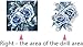 New 5D Diamond Painting Kits for Adults Kids, Awesocrafts Vintage Peony Flowers Butterfly Ladybug Partial Drill DIY Diamond Art Embroidery Paint by Numbers with Diamonds (Blue)