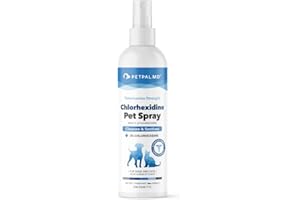 ChIorhexidine Spray by PetPal | with Aloe & VIT-B5 Panthenol | Hot Spot, Itch, Wound Care for Dogs and Cats | Relieves Itch, 