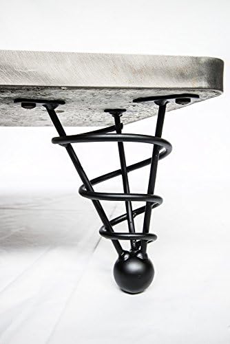 Handmade Modern Metal Table Leg, 7-1/2 Inch Height, Angled, Set of Four