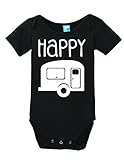 Happy Camper Printed Infant Bodysuit Baby Romper