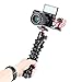 ULANZI PT-5 Vlogging Microphone Stand Extension Outrigger Bar Plate with Cold Shoe Mount and 1/4''-20 Tripod Thread for Sony A6400 A6000 Canon Nikon DSLR Vloggers Photographers