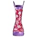 Disney Kids Girls' Frozen Anna and Elsa Character Printed Waterproof Easy-On Rubber Rain Boots (Toddler/Little Kids)