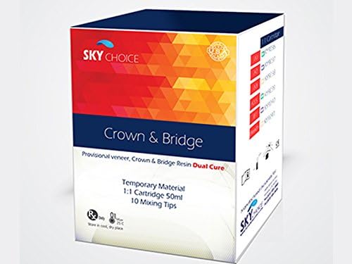 Crown & Bridge, Temporary Material, Bleach, (1X50ml & 10 Mixing Tips)