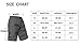 EZRUN Men's 3D Padded Mountain Bike Shorts Lightweight MTB Cycling Shorts