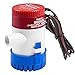 Goplus Electric Bilge Pump 12V Marine Boat Yacht Submersible (500 GPH with 3/4