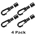 Ravenox FMS Bungee Shock Cord Hook | Bungee Cord Hook & Plastic Snap Hook for Outdoor Enthusiasts | Shock Cord Hooks & Bungee Hooks for Trampoline, Zipline, Exercise, Fitness & Home (4 Pack)