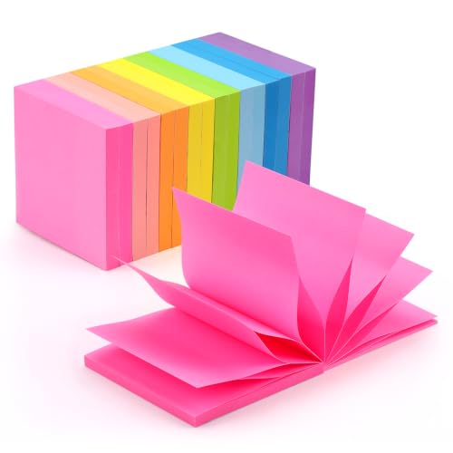 Pop 16 Refills 3x3 Sticky Notes 8 Bright Colors 1280 Sheets