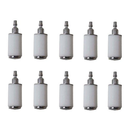 Poweka Fuel Filter Fit For Poulan Chainsaw 2050 2150 2375 Weedeater Craftsman Trimmer Chainsaw Blower 530095646 125l 128cd (10 Packs)