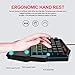 Pathside One Hand Gaming Keyboard Gaming keypad Mini Gaming Keyboard for HXSJ V100 Ergonomic Multicolor Backlight RGB Gaming Keyboard Colorful Backlight (Black)thumb 3