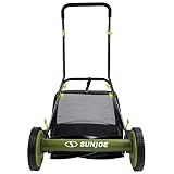 Snow Joe MJ501M 18-Inch Manual Reel Mower w/Grass Catcher