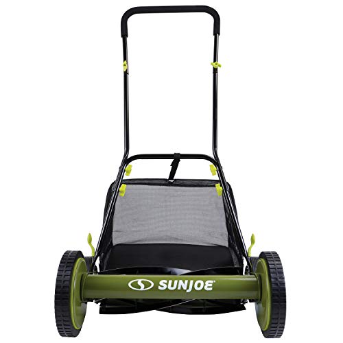 Snow Joe MJ501M 18-Inch Manual Reel Mower w/Grass Catcher