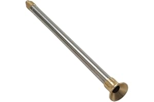 Barebones Telescoping Fire Blower: Durable Brass and Steel Tool for Camping, Campfire Grilling, Outdoor Fire Pits, and Fireplaces - Safe Indoors or Outdoors Fire-Stoking Control