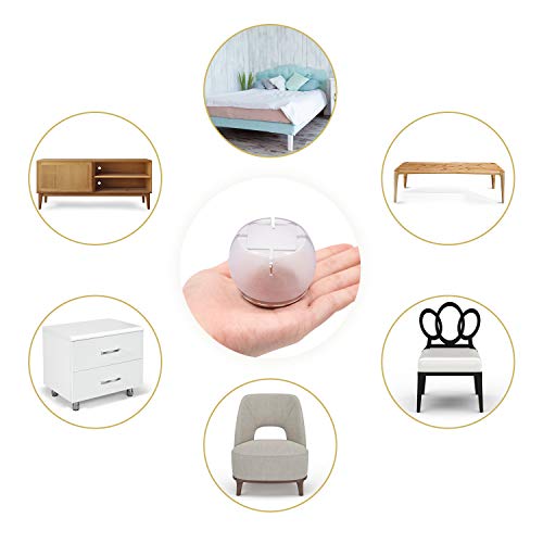 Trenect 32pcs Chair Leg Caps Silicone Chair Leg Floor Protectors Anti