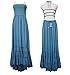 R.Vivimos Womens Summer Cotton Sexy Backless Long Dresses