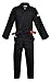 FUJI All-Around Brazilian Style Jiu Jitsu Uniform, Black (White Lettering), Size A1