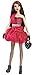 Barbie All Dolled Up STARDOLL Brunette Doll Red Dress - Mix and Match Trendy, Original Fashions and Accessories