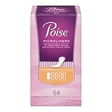 Poise Microliners*, Regular Length, Lightest Absorbency - 54 ct