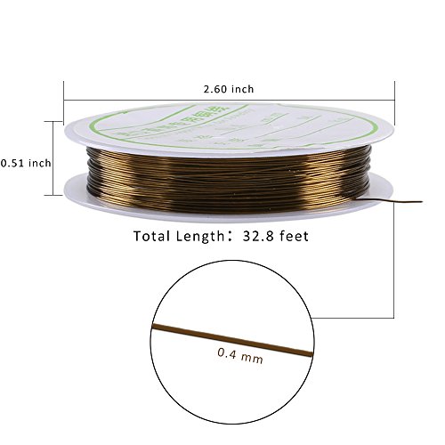 image for ManYee Copper Wire Jewelry Making Kit Jewelry Beading Wire Uncoated De