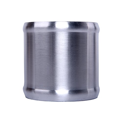 Hiwowsport Alloy Aluminum Hose Adapter 76mm Length Joiner Pipe Connector (63mm (2.5 inch))