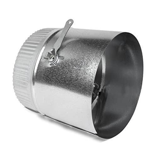 6in HVAC Duct Manual Volume Damper with Sleeve Galvanized Sheet