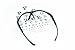 Honeywell Uvex by Genesis 3 Diopter Black Safety Glasses With Clear Anti-ScratchHard Coat Lens, Black/Clear, 3.0 (S3764)