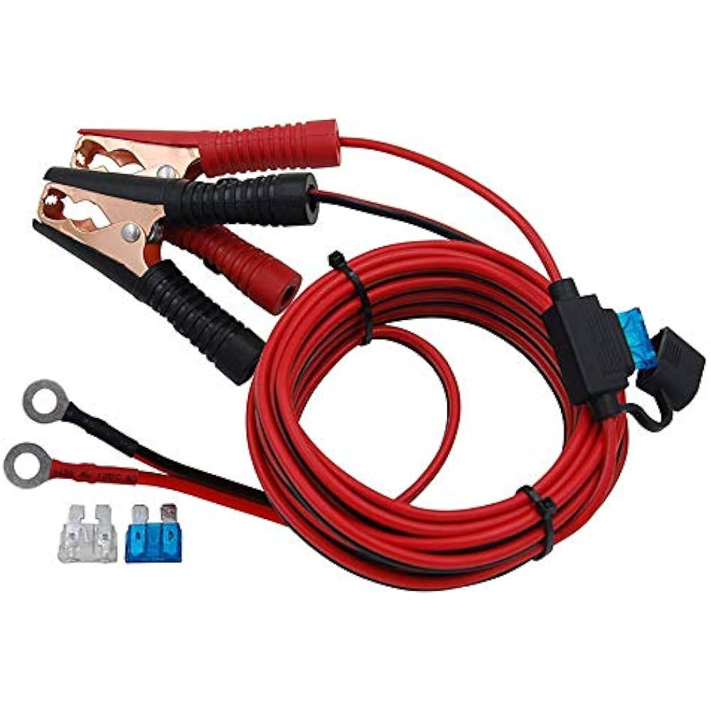 16 AWG Extension Cord Eyelet Terminal Battery Clamp 12V/ 24V ClipOn